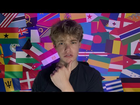 ASMR │ How Many Flags Of The World Can I Name From Memory?🌍