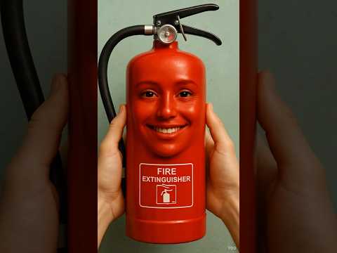 Talking Uncanny Extinguisher ASMR ... #ai #asmr #relaxing #uncanny