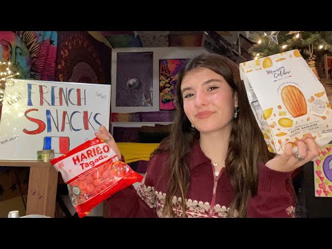 [ASMR] EATING FRENCH SNACKS 🇫🇷