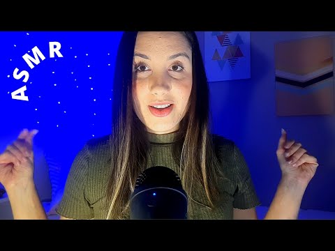 ASMR: MASSAGEM NO SEU CEREBRO E SUSSURROS - Microfone novo.