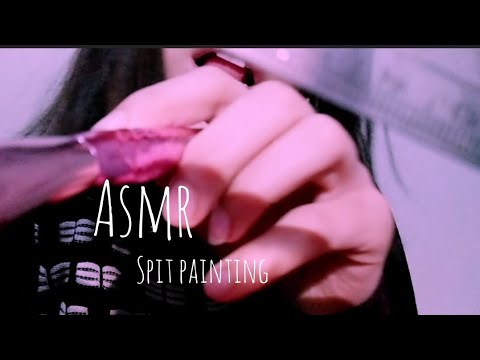 ASMR|spit painting|(no talking)Watch and sleep 😴