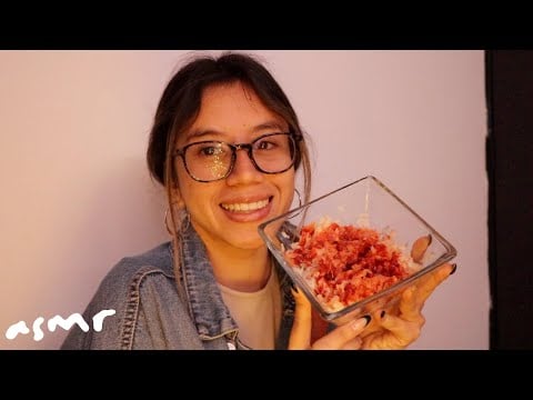 ASMR comiendo jicama rayada con chillito 🌶