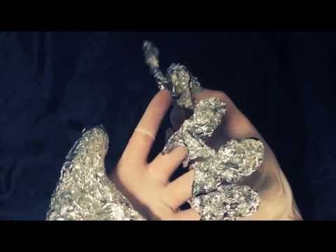 GLOVES✋ Latex & Aluminum foil, HAND/SWETTY LATEX✊  [[ASMR]]
