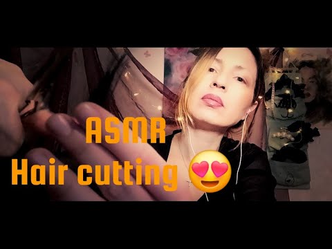 ASMR | Hair cutting | Hair brushing | Relaxation 💓