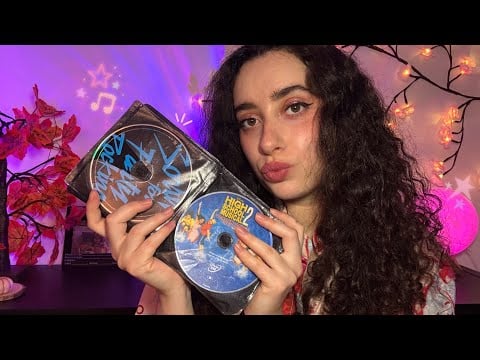 ASMR -  JE VOUS MONTRE MES CD & DVD, ON RETOURNE EN ENFANCE… 💿  (anecdotes & blabla)