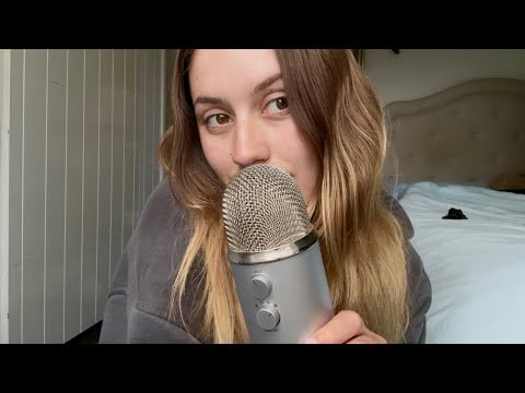 ASMR Audible to Inaudible Whispering, Word Repetition and Mouth Sounds