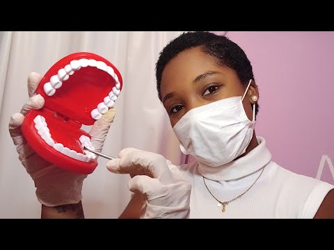 ASMR CONSULTA COM A DENTISTA ROLEPLAY CASEIRINHO🦷🪥