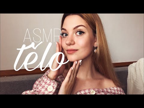 ASMR na mém těle  💋  tingly zvuky vlasů, oblečení a hlazení tváře 🤲🏻