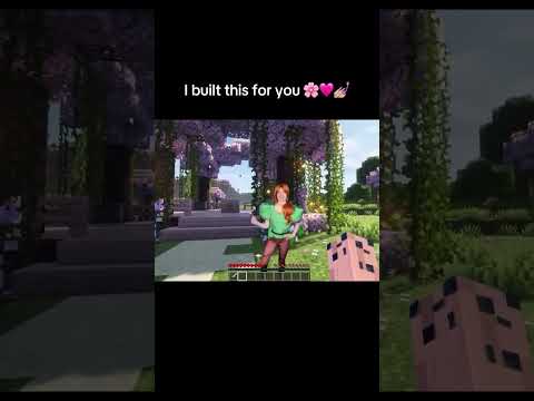I built this for you in Minecraft! 😚  #asmr #minecraft #pov