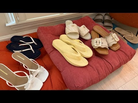 ASMR | Summer Shoe Tapping and Scratching 👡