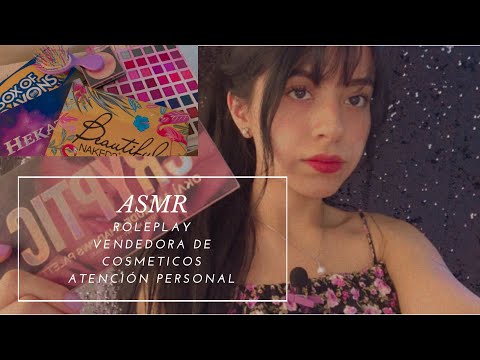 ASMR/ Roleplay/ Vendedora de cosméticos/Atención personal/ ASMR en español/ Andrea ASMR