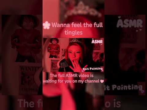 Spit Painting a Spoiled Princess 👑 | ASMR + Gaming Talk SHORT video! #spitpainting #egirl #gamergirl