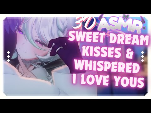 Sweet Dreams Kisses & Whispered I Love You【 LIVE 🔴3D ASMR】