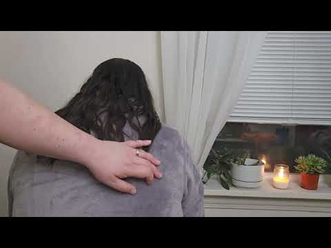🪻 ASMR Light Touch Hair Play w/Scalp Massage and Nape of the Neck Attention (Soft Spoken Whispers)🪻