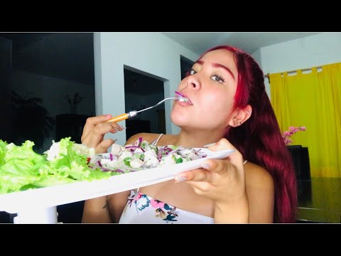 🔥😋ASMR| PROBANDO POR PRIMERA VEZ EL CEVICHE PERUANO🔥😋