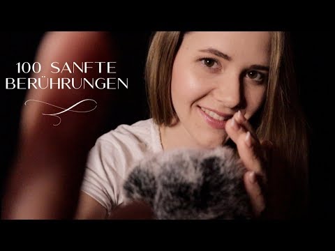 ASMR 100 Sanfte Berührungen für dich ♡ Face&Mic Brushing | ASMR Deutsch/German