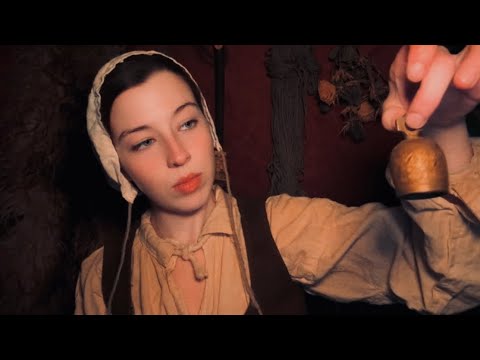 ASMR | Cozy 17th Century Cottage Triggers | No Talking🕯️❄️ #asmr #history 