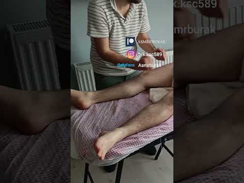 TURKISH MASSAGE THAT ELIMINATES PAIN IN THE FRONT OF THE LEGS #satisfying #relaxing #asmr #shorts