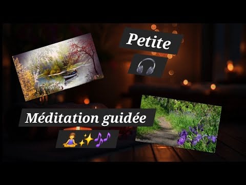 ASMR french  petite méditation guidée avec visuels et fond sonore casque ou oreillettes conseillés 🎧
