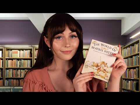 [ASMR] Librarian Roleplay (4K) Page Turning, Typing and Book Stamping