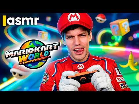 ASMR gameplay PARA DORMIR: Jugando Mario Kart World