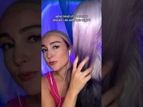 what character should I do with this wig?? #asmr