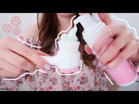 1 minute ASMR Skincare SPA Routine 🌸 Personal Attention #asmrsounds for DEEP sleep (no talking)