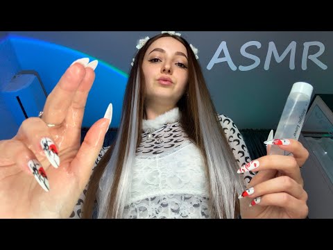 ASMR Nails Tapping and WET Massage | PERSONAL ATTENTION Roleplay