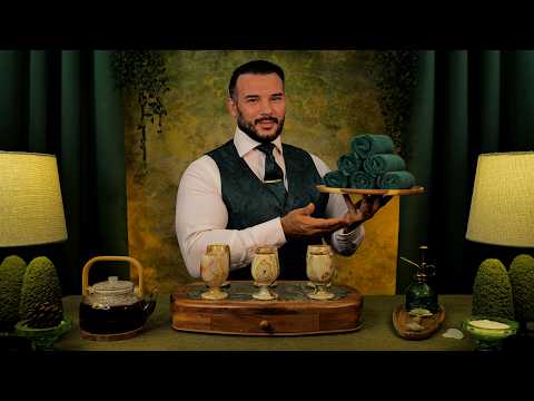ASMR Emerald Sleep Spa | Deep Facial Cleansing, Oil Massage Treatment & Personal Attention for Sleep
