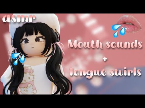 ROBLOX ASMR ★ Relaxing  Mouth sounds + Tongue swirls for sleep
