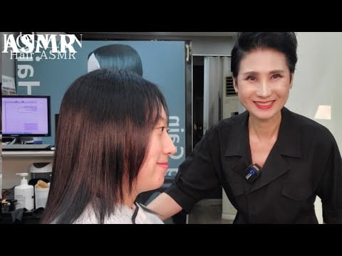 Korean Hair Salon ASMR: Energizing & Fast Styling for Instant Satisfaction ✂️🔥