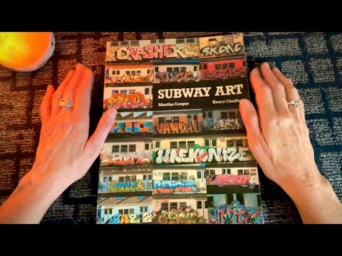 Subway Art Book Flip ~ Soft Spoken Page Turning asmr