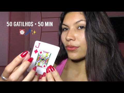 ASMR 50 Triggers in 50 Minutes 🎧 | Tapping, Scratching & More