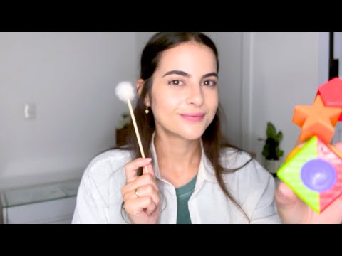 ASMR Teste de TDAH com a Dra Juliana 🩺 Luz, Pincel, Relaxamento Profundo