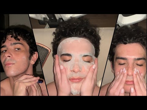 SENSITIVE ASMR Shaving and Skincare Binaural Exfoliation