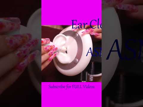 ASMR ASME Ear Cleaning ❤️ Ear to Ear Triggers #asmr #shorts