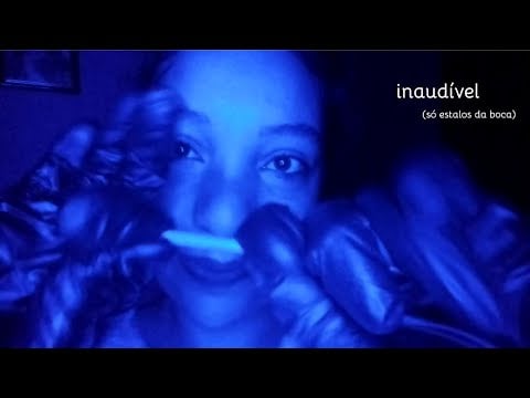 ASMR sons de luvas pretas com Inaudível 🧤👂🏻