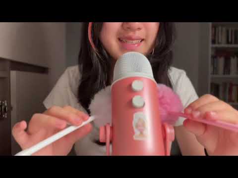 ASMR Head massage & brush sounds💆‍♀️