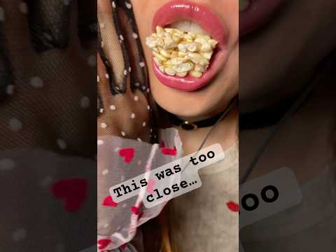 ASMR Sip & Crunchy Rice — Irresistible Tingles #shorts
