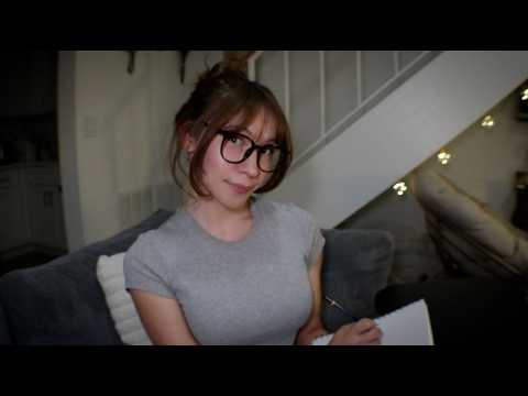 ASMR Studying With Your Crush 📚❤️ (Cozy Fireplace Ambience)