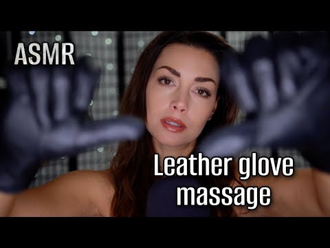 ASMR - Leather Glove Massage #leatherasmr #asmr #leather #massage