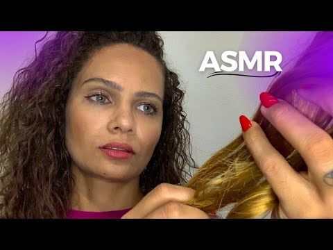 VOU MEXER NO SEU CABELO ATÉ VC DORMIR | ASMR