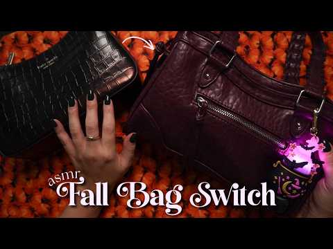 ASMR Switching to My New Bag for Fall 👜🍂