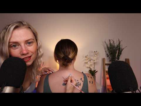 ASMR - Sensually Tracing Trigger Words 🌙Slow Back Tracing @BeBraveBeYouASMR1