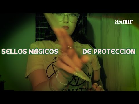 ASMR Dibujandote símbolos de protección (Movimiento de manos)