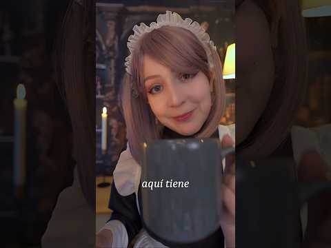 ⭐ASMR | ¿Ha tenido un dia largo? La sirvienta le prepara una infusión 🍵🤍 estoy a su servicio