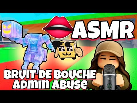 ASMR Français • LES MEILLEURS BRUIT DE BOUCHE ET ADMIN ABUSE SUR ROBLOX STEAL A BRAINROT !