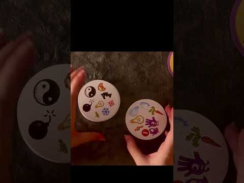Matching game in ASMR #asmr #whispers #dobble #satisfying #asmrvideo #asmrsounds