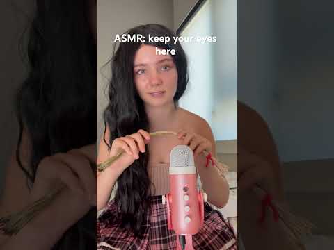 keep your eyes here 🤍#asmr #girlfriendasmr #softspoken #visualasmr #cozyasmr