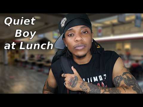 ASMR Quiet Boy at School Eats Lunch with You
